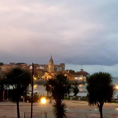 ヒホンApartamento La Escalerona Con Vistas Al Marアパートメント エクステリア 写真